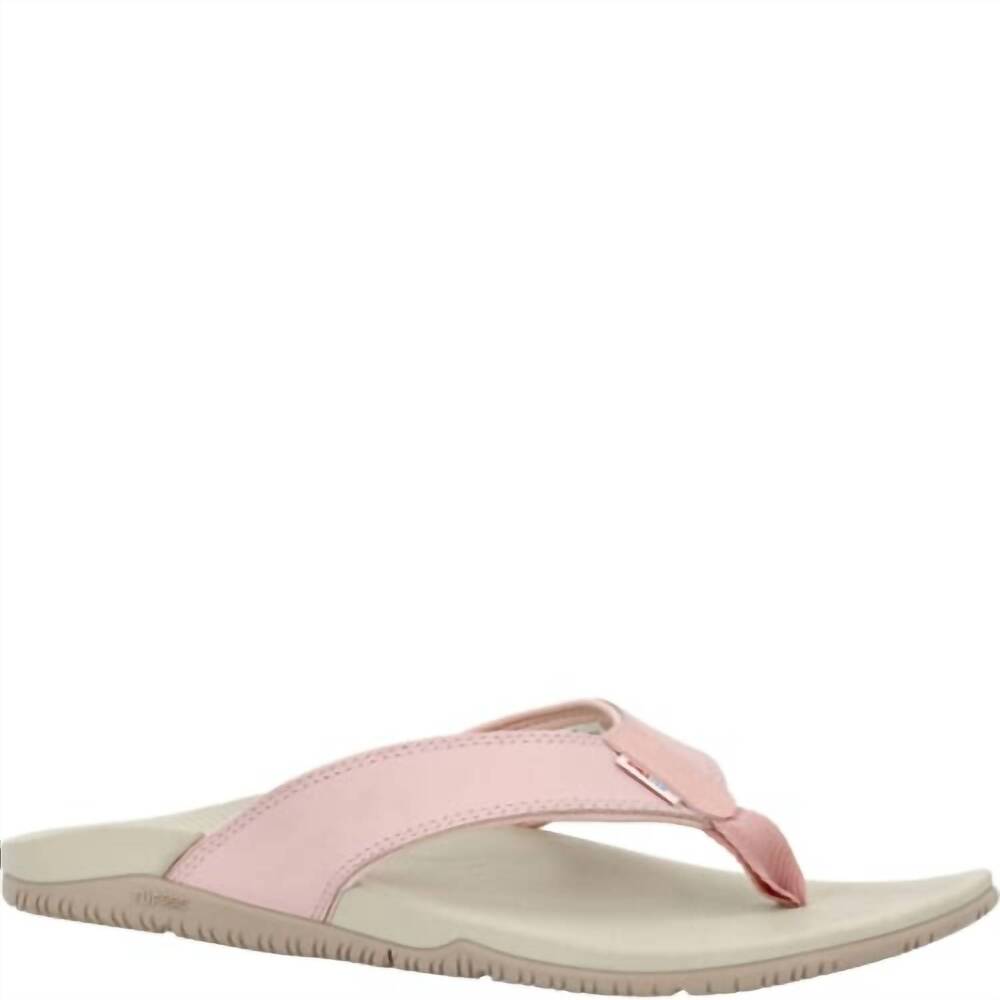 Women's Pink Thong Sandals with Cushioned Footbed